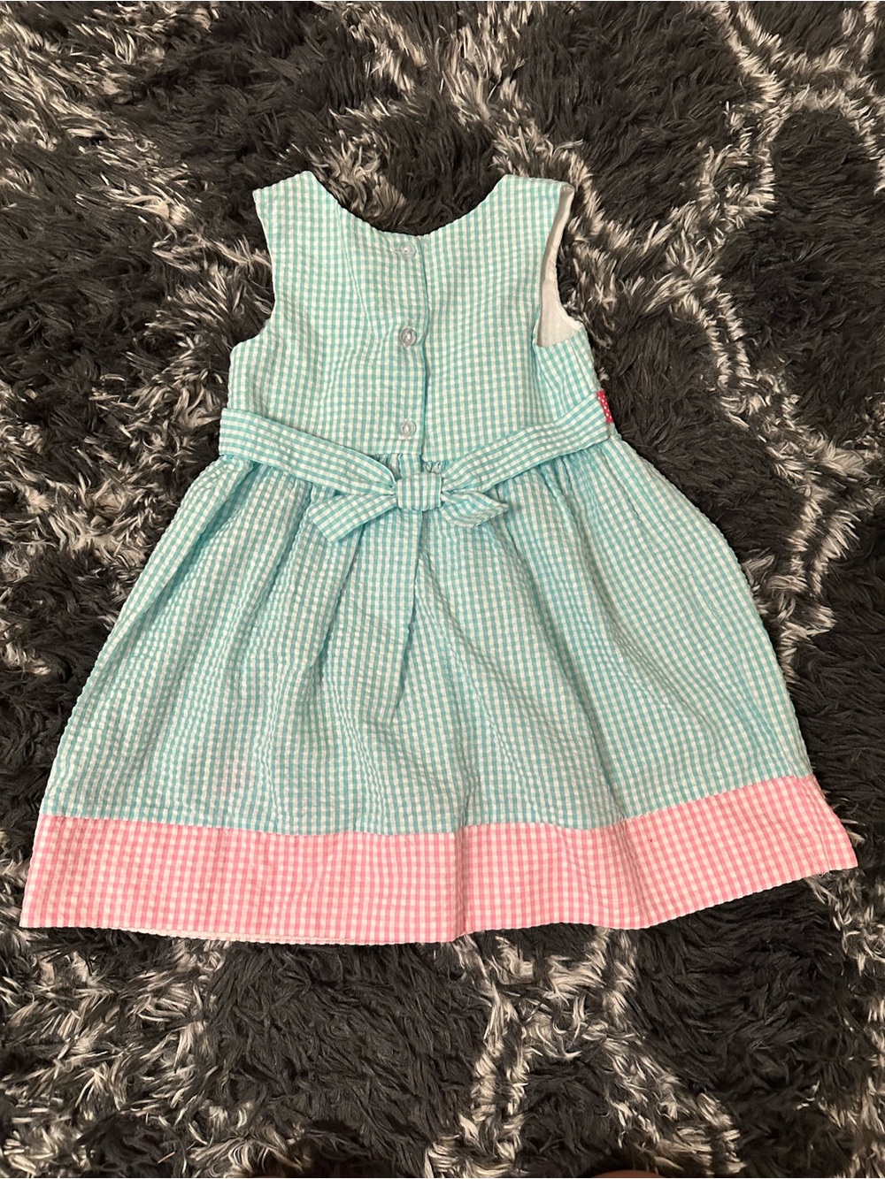 Counting Daisies Gingham Cupcake Dress - Picture 2 of 4